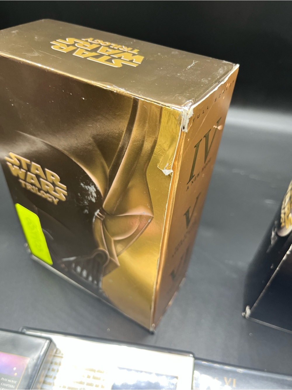 Star Wars Trilogy DVD Box Set Full Screen 4 Disc THX Original Case Bonus